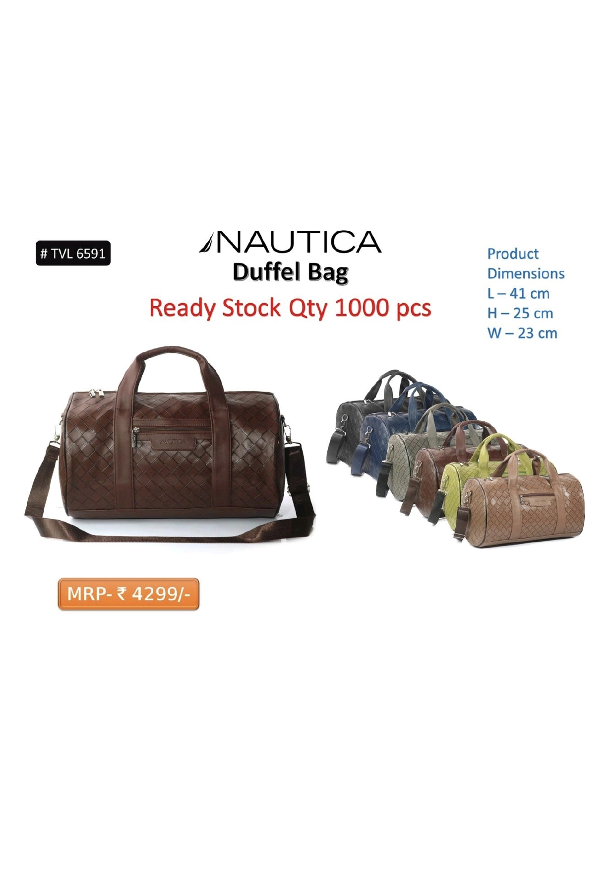 Nautica duffel bag three